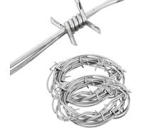 2Pcs Finto Filo Spinato Plastica Barb Wire Prop Garland Barbwire Cord Western Cowboy Corda Per Il Partito