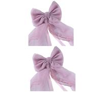 2Pcs Fiocchi di Pizzo Fermatenda Elegante Colore Nastro Holdbacks Per La Casa E L'Ufficio Decorazione Della Casa Tenda Fiocchi