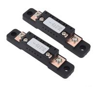 2PCS FL-2C 50A 75mV Shunt per la misurazione della corrente CC, precisione 0,5% Amp Shunt con materiale in rame manganese, compatibile con misuratore di pannello, 116 x 23