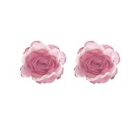 2Pcs Floreale Finestra Tenda Clip Metallo Molla Morsetti Fibbie Fiore Drappeggio Tieback Accessori Decorativi Per La Casa Fermatenda Con Fiore Artificiale