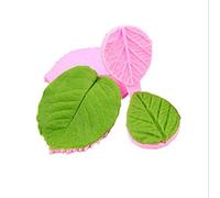 2pcs Foglia Veiner Foglia Silicone Petalo Veiner Pasta di Zucchero Fondente E Strumenti Petalo Veiner Colla della Gomma Muffa del Fondente Stampi di Aixin