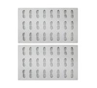 2pcs Food Grade Silicone Mousses Cake Molds Flexible Chocolate Baking 24 Cavity Peanut Dessert