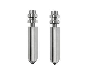 2pcs for Kobra X Nozzle KX Bimetal Nozzles 0.4mm One-Piece Hotend Nozzle for KobraX 3D Printer