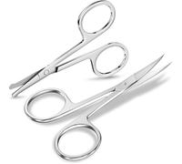 2pcs Forbici per Unghie, Forbici per Cuticole, Forbicina Professionale Unghie Forbici Manicure Taglia Cuticole per Professionale e Domestico, Forbici per Cuticole in Acciaio Inox Forbici Cuticole Fini