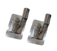 2pcs Forte Colla Portatile Supporto Doccia Non Foratura Impermeabile Supporto Della Testa Facile Da Usare Per Il Bagno Montaggio A Parete