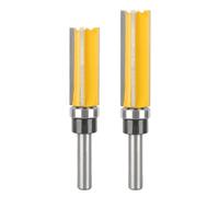 2PCS Fresa A 4 Taglienti Per Progetti Di Falegnameria Lisci Con Supporto Da 8mm