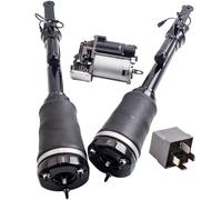 2pcs Front Air Spring Shock Struts+Compressor Pump for Mercedes W164 1643204313