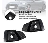 2PCS Front Bumper Fog Light Cover Grille 8W6807682T3Q7 Per Audi A5 S5 2020-23 A7