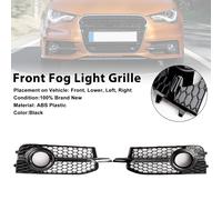 2PCS Front Bumper Fog Light Cover Grille Grill Per Audi A1 S-Line 2011-2014 S1