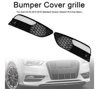 2PCS Front Bumper Fog Light Cover Grille Grill Per Audi A3 2012-2016
