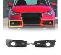 2PCS Front Bumper Fog Light Cover Grille Per Audi A1 8X S-Line 2011-2014 R1