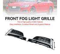 2PCS Front Bumper Fog Light Grille Cover Trim Per Audi S5 A5 S-Line 2018-2019 S1