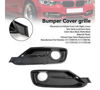 2PCS Front Bumper Fog Light Grille Covers per BMW 3 Series F30 F31 2013-2015 Y9
