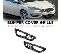 2PCS Front Bumper Fog Light Lamp Cover Bezel Grille per Ford Focus 2015-2018 H7