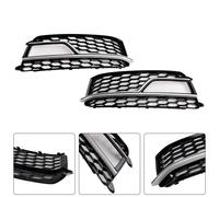 2PCS Front Fog Lamp Black Grill Grille Per AUDI A5 S-Line S5 2013-2016 DE