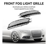 2PCS Front Fog Light Cover Bezel Bumper Grille Per Audi A6 4G C7 2012-2015 L3
