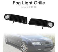 2PCS Front Lower Bumper Fog Light Cover Grille Per Audi A6 C5 1998-2001 H7