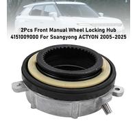 2Pcs Front Manual Wheel Locking Hub 4151009000 Per Ssangyong ACTYON 2005-2025 T9