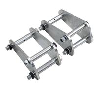 2pcs Front Rear Extended Shackles Fit Toyota Landcruiser 73 75 Series Lift kit