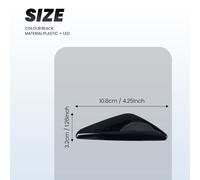 2Pcs Fumè Auto Dynamic LED Laterali Luce Giri Luce Per- X3 F25 X5