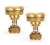 2Pcs G1/4in Female Thread High Pressure Spray Nozzle, Durable Copper Adjustable Water Nozzle for Irrigation, Garden Watering, and Spraying