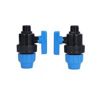 2pcs G3/4 Male Thread Quick Connector Ball Valve Plastic for Home Gardening and Agricultural Production Water Control