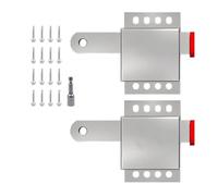 2pcs Garage Door Lock 1Set With Self-Tapping Screws Inside Deadlock Heavy Duty For Most Doors Per Porte