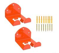 2pcs Garden Power Tool Organizer Wall Mounted Trimmer Rack per una conservazione efficace