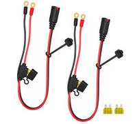 2Pcs GC008 X-Connect Fit per NOCO Caricabatteria Accessori Cavi | M10 (1 cm) XL Occhiello Terminale, Ricambio NOCO Batteria Connettore Smart Batterie Trickle Charger Cable