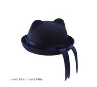 2PCS Giapponese Rétro Studente Coperchi Gatto Orecchio Cappello IN Lana Fighetto