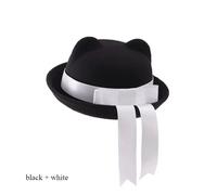 2PCS Giapponese Rétro Studente Coperchi Gatto Orecchio Cappello IN Lana Fighetto