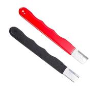 2Pcs Giardino Strumento Affilatrice Cutter Affilatrice Portatile Rapida Affilatura Strumento Manuale Tre Stadi