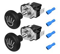 2PCS Golf Cart Push Pull Interruttore luce 12 Volt Pulsante interruttore fari universale for Club Car EZGO Yamaha