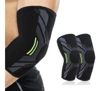 2pcs Gomitiere Palestra Bodybuilding Compressione Gomitiera Tendinite Sportiva Gomitiera Palestra Uomo Donna Fascia Gomito Tennista Gomitiera Epicondilite Manicotto Tutore Gomito Tendinite-L