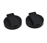 2PCS Gomma Jack Sollevamento Adattatore for 3 4 5 Serie Nero Pad Durevole