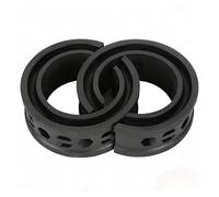 2PCS Gomma Tampone Per Molla Elicoidale Per Auto, Ammortizzatore Universale Per Auto Ammortizzatore Per Paraurti a Molla Tipo C Riduce Il Rumore Anti Vibrazione Per Auto, Nero