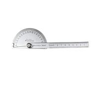 2Pcs Goniometro da 180 gradi Angolo di metallo Finder Goniometro Angolo Righello Strumenti for la lavorazione del legno in acciaio inossidabile Righello di misurazione rotante Strumenti per la lavoraz