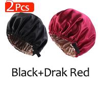 2pcs Grande Addormentato Cappello W/ Testa Cravatta Fascia Avvolgere Per Pigiama