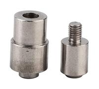 2pcs Grommet Die Hand Press Machine Occhiello Puncher Grommet Die Strumento di Installazione Manuale per teloni in Pelle(10.0mm)