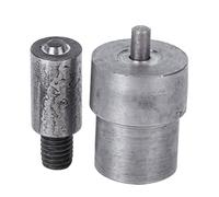 2pcs Grommet Die Hand Press Machine Occhiello Puncher Grommet Die Strumento di Installazione Manuale per teloni in Pelle(5.0mm)