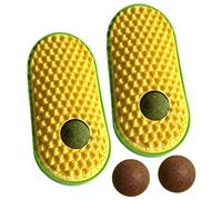 2PCS Groomer Gatti Pennello Angolo Da Parete Spazzola Per Toelettatura Scratcher Massaggio Nepitella Giocattolo Noia Gatti Fornitura Nepitella Giocattolo