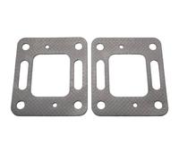 2PCS Guarnizione Collettore di Scarico Gomito 27863724 863724 Per MerCruiser Stern Drive Motori Marini GM V6 V8 1981 1997 43L 50L 57L 74L