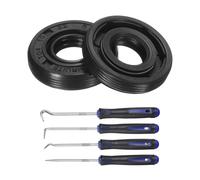 2Pcs Guarnizioni Olio, 10x22x5mm TC Nitrile Gomma Doppio Labbro per Kit Hook