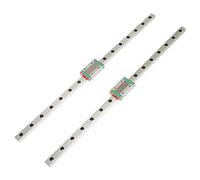 2pcs guide di guida lineari in miniatura LML12H con MGN12H blocchi di scorrimento per stampante 3D fai da te e macchine CNC (400mm)