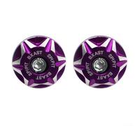 2PCS Guscio Viti per targa 6MM Usura 2PCS Guscio Viti per targa(purple) | Lega alluminio CNC, anodizzato, foro 6mm, resistenza usura, vivaci