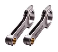 2pcs H-Beam Bielle Connecting Rods for Fiat 500 Old Model 2-cyl ARP 2000 4.882"