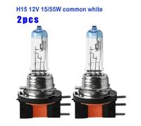 2pcs H15 Alogena Faro Set Super Bright Nebbia Luce 55W 12V 5000K Auto Lampadine