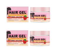 2PCS Hair Braiding Styling Gel - Moisturize Hair, Long - lasting Style, Fresh Fruit Scent, Add Elasticity, Prevent Splitting, 100g