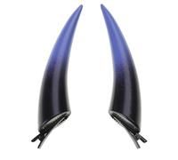 2pcs Halloween corno del diavolo clip di capelli dell'orecchio forcina dei capelli delle donne barrette dei capelli Cosplay accessori per i capelli per il partito costume puntelli