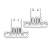 2Pcs Heavy Duty Ferro Da Cucire Macchina Da Cucire Denti Feed Dog Accessori di Ricambio Feed Dog Stitching Applicazione Accessorio Riduce I Punti Saltati